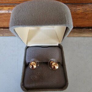 Gold Tone Fashion Stud Earrings New Without Tags NWOT